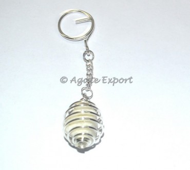 Moonstone Tumbled keychain