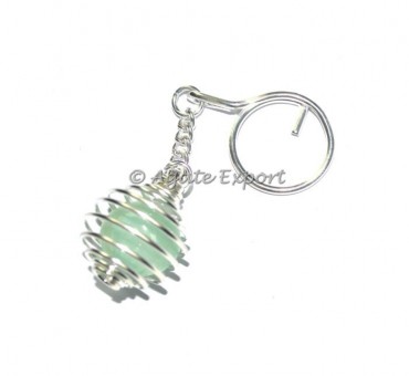 Aqva Onyx Tumbled Keychain