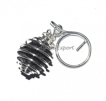 Black Tourmaline Keyring