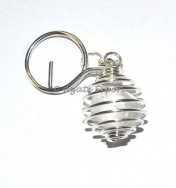 Crystal Quartz Keychains