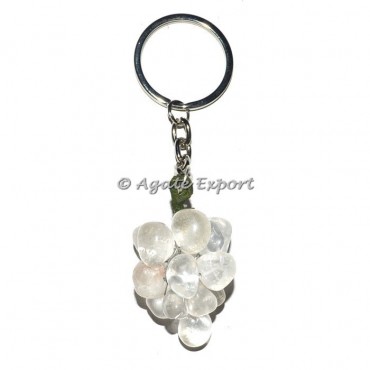 Crystal Grapes Keychain
