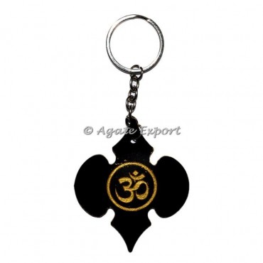Om Acrylic Keychain