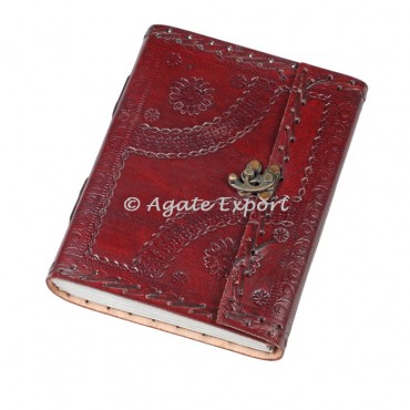 Antique Red Leather Journal