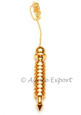 Golden Orris 9 Plates Metal Pendulum