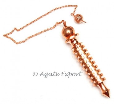 Copper Orris 9 Plates Metal Pendulum