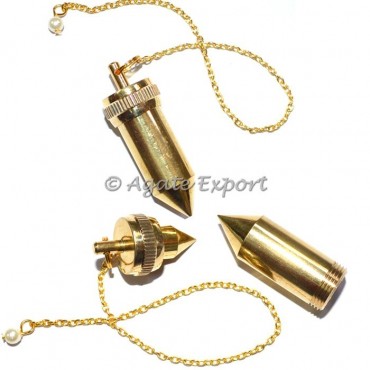 Openable Brass Bullet Pendulums