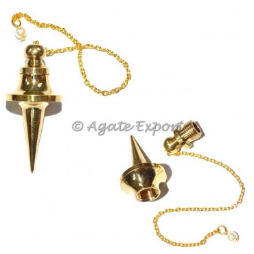 Long Cone Brass Pendulums