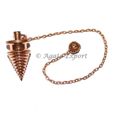 Twisted Copper Brass Pendulums