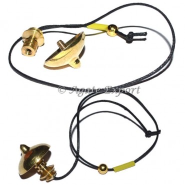 Mer-Isis Egyptian Brass Pendulum
