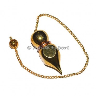 Golden Brass round Pendulums