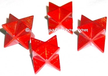 Red Jasper Mercaba Star