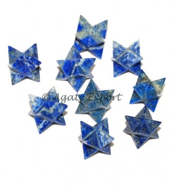 Lapis Lazuli Merkaba Stars
