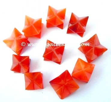 Carnelian Merkaba Star.