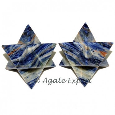 Sodalite Large Merkaba Star