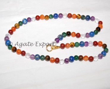 Seven Chakra Beads Necklace