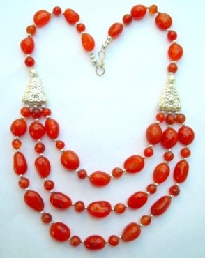 Red Carnelian Necklace.