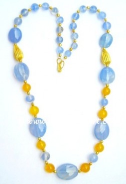 Chalcedony Onyx Necklace.