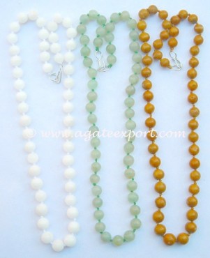 Mix Gemstone Round Necklace