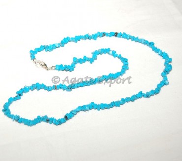 Turquoise Chips Necklace