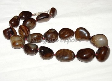 Thrid Eyen Onyx Tumbled Necklace