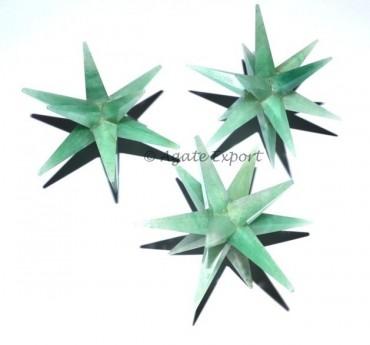 Green Aventruine 12 Points Star