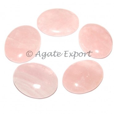 Rose Quartz Oval Cabochons