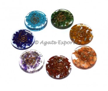 Orgone Energy Chakra Disc Set