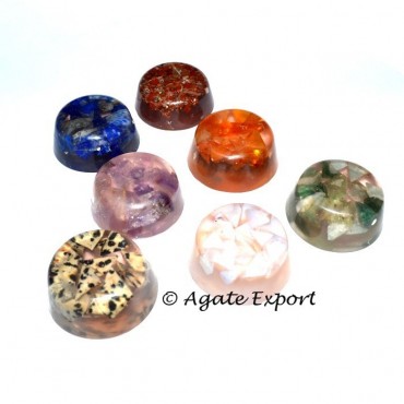Orgone Chakra Dome Set