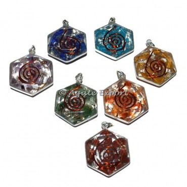 Orgone Hexagon Chakra Set