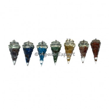 Orgone Chakra Pendulum Set