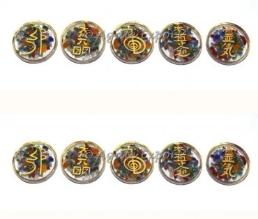 Usai Reiki Sets 5 Elements Orgone Disc Set