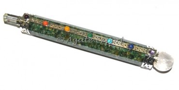 Green Jade Orgone Healing Wand