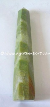 Green Agate (Mahidi) Obelisks.