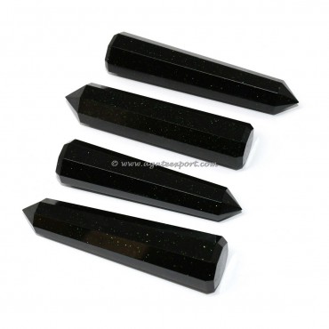 Blue Goldstone Crystals Points