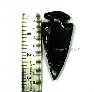 Black Obsidian Arrowheads 3 Inches