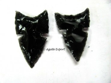 American Style Obsidian Arrowheads