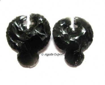 Cross Obsidian Arrowheads