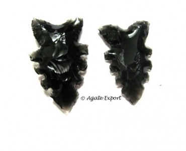 Arrowheads Black Obsidian Arrowheads