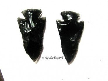 Black Obsidian Arrowhead Antic