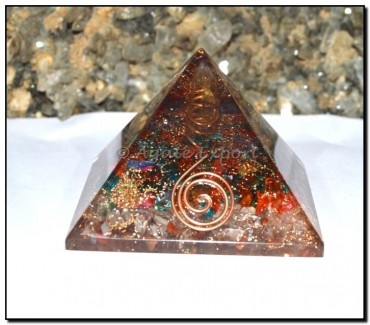 Orgone Pyramids with Multi Stone