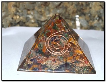 Multi Stone Energy Orgone Pyramids