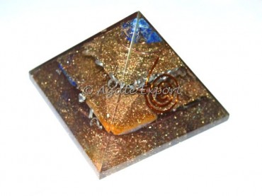 Copper Energy With Crystals Orgone Pyramids
