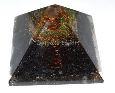Black Tourmaline Orgone Pyramids