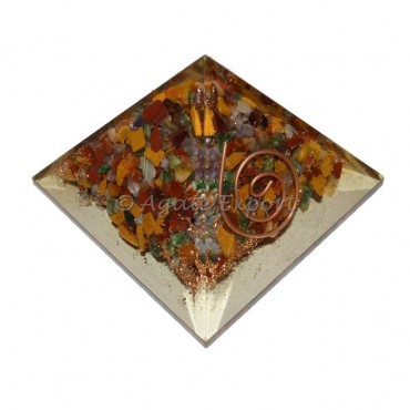 Orgone Multi Stone Pyramids