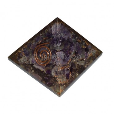 Amethyst Orgone Pyramids