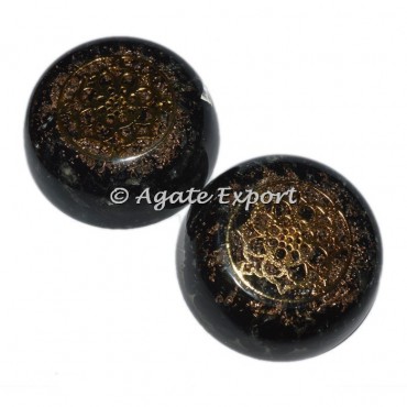 Black Tourmaline Orgonite Dome