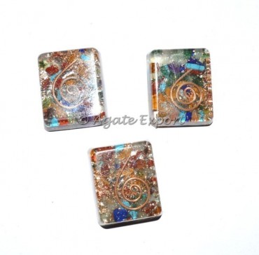 Seven Chakra Orgone Energy Cabochons