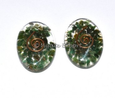 Green Aventruine Orgone Energy Oval