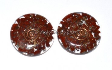 Red Jasper Orgone Energy Massage Round