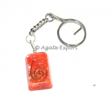 Orgone Carnellian Keychain